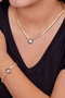 Heliophilia Silver Conjunto de Collar y Pulsera de Metal en Oro